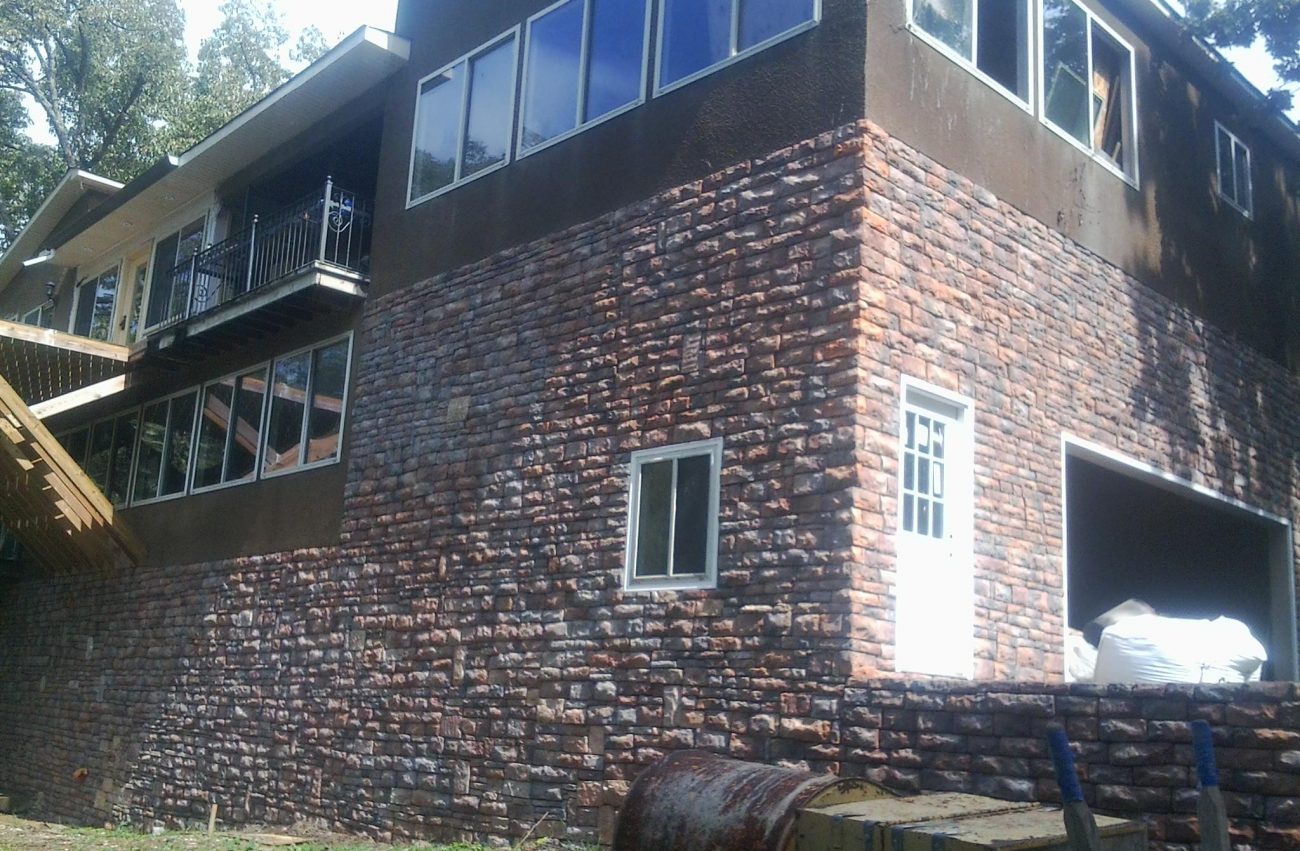 Foundation masonry work