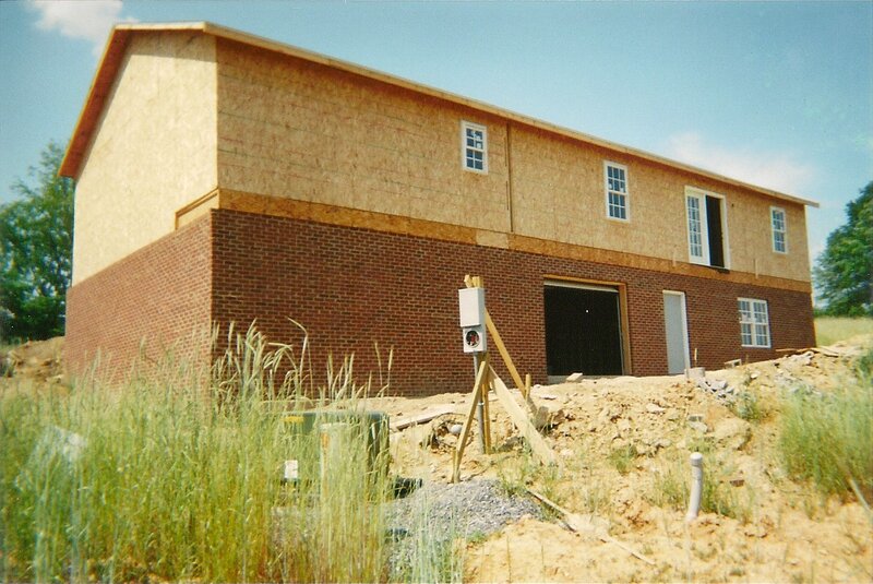 Foundation and siding work