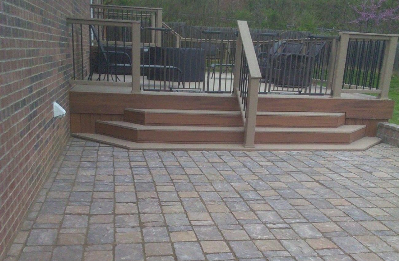 Patio and walkway