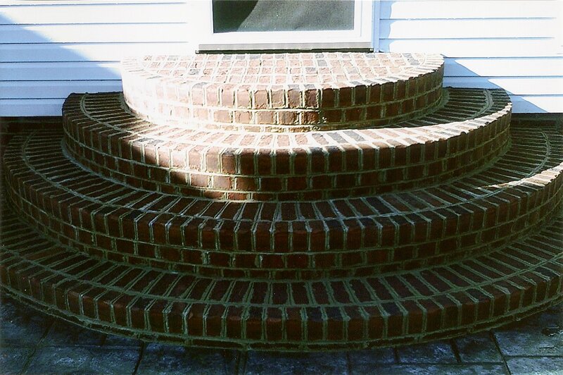 Walkway masonry work