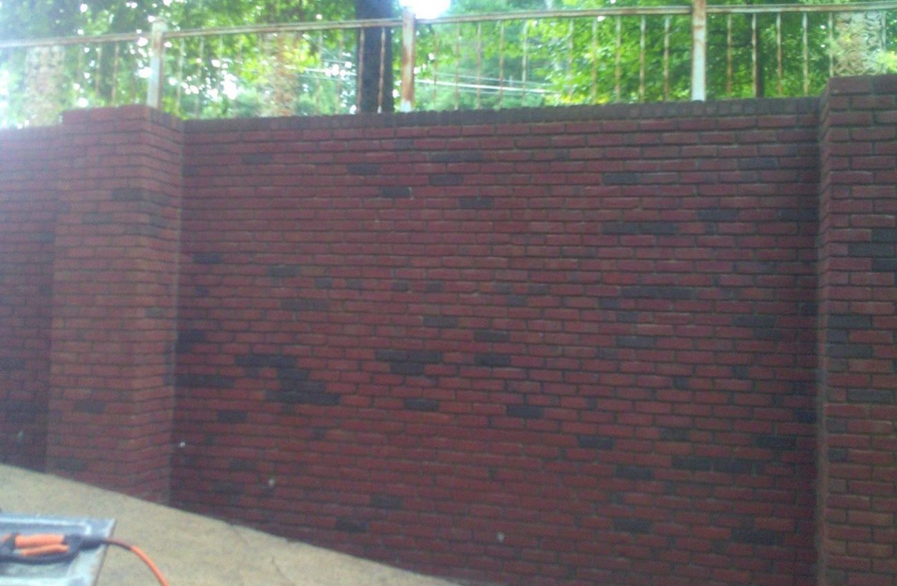 Retaining wall construction