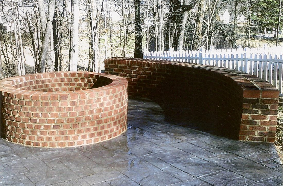 Custom fire pit construction